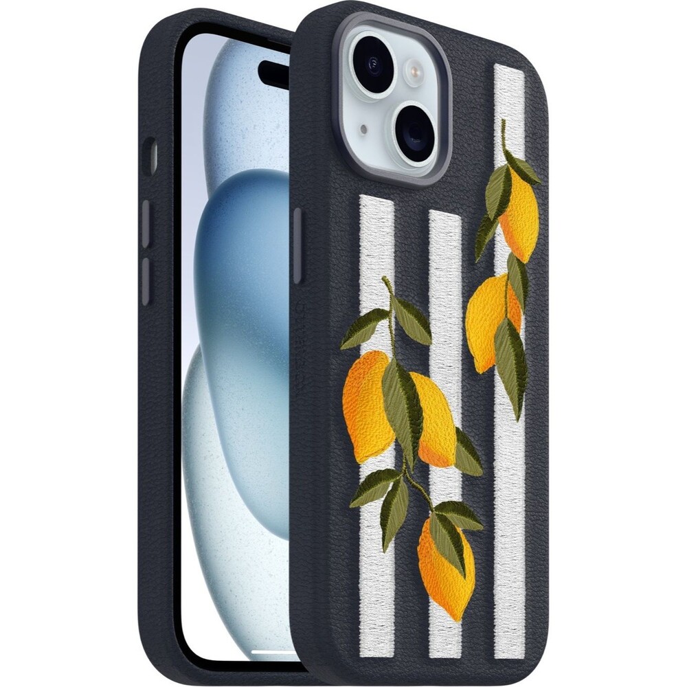 OtterBox Symmetry Series Cactus Leather Embroidery Case iPhone 15 Pro Max.